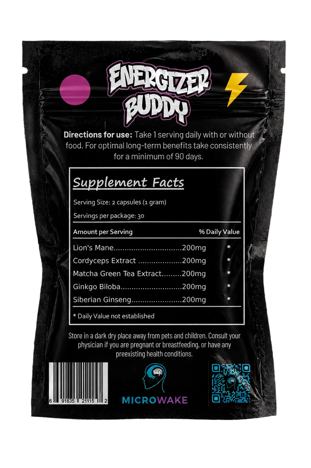 Energizer Buddy Back
