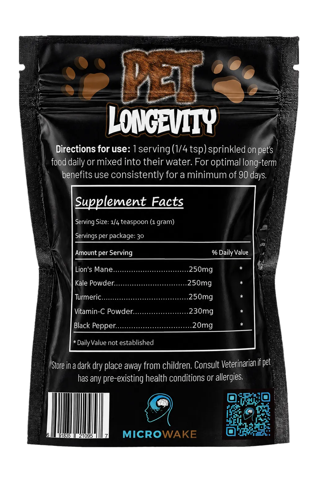 Pet Longevity Back