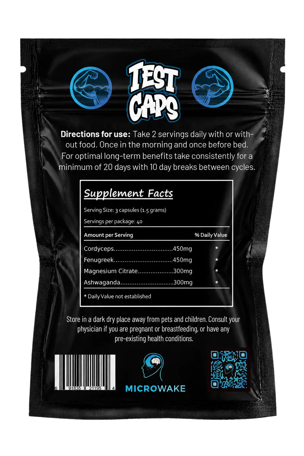 Test Caps Back